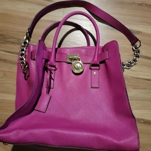 Michael Kors Fuscia Satchel